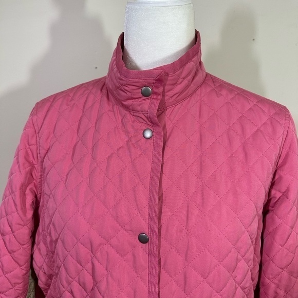 Sigurd Olsen sport sz sm quilted lightweight jacket in deep pink, lt pink - Picture 2 of 13